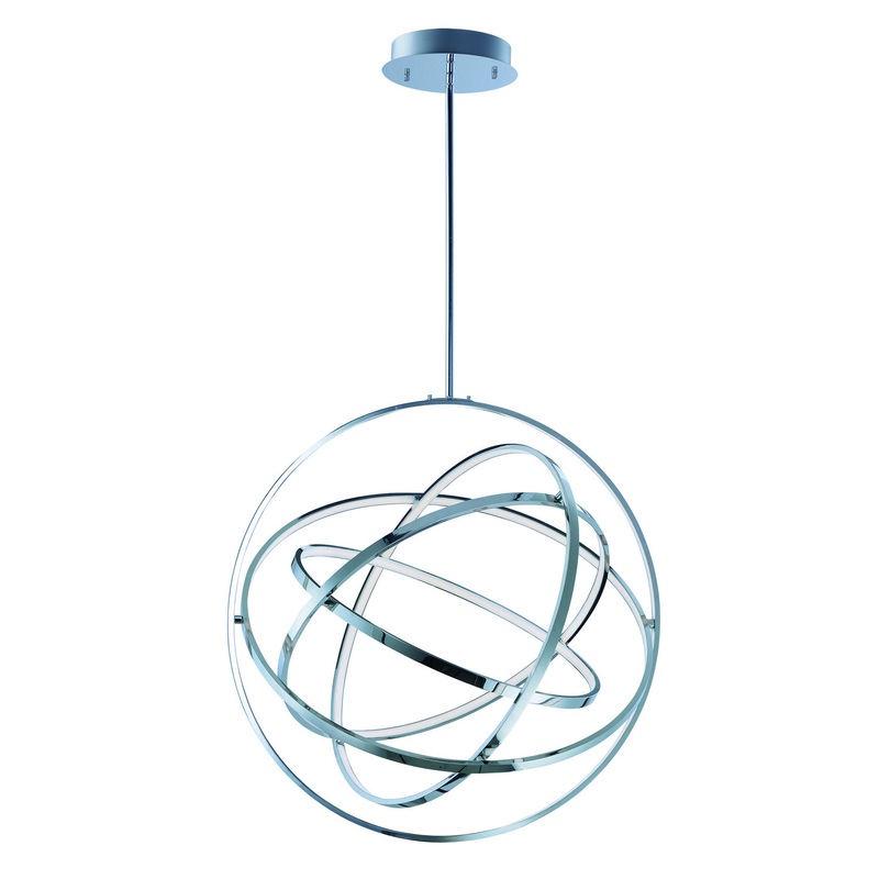 ET2 E24785-PC Gyro II LED Pendant, Polished Chrome