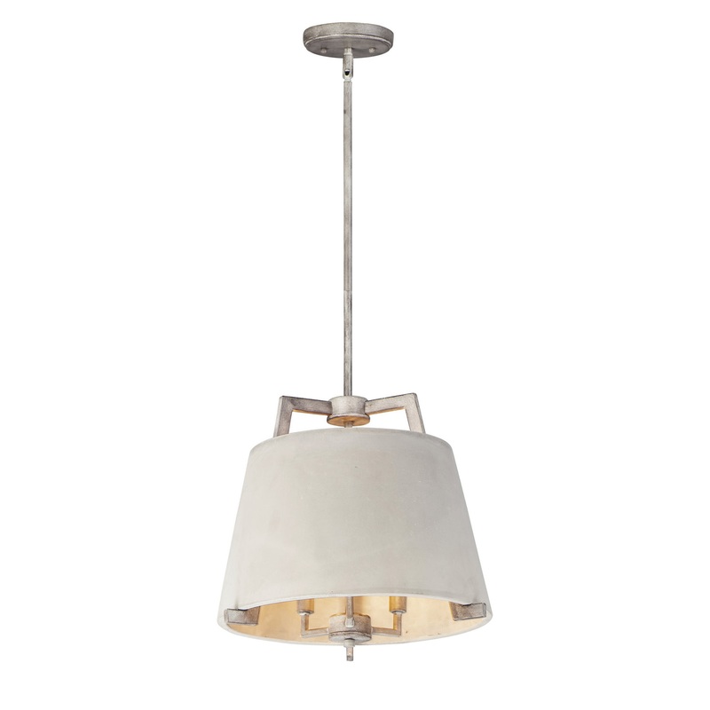 Maxim 10143GYDW Orson Three Light Pendant, Driftwood