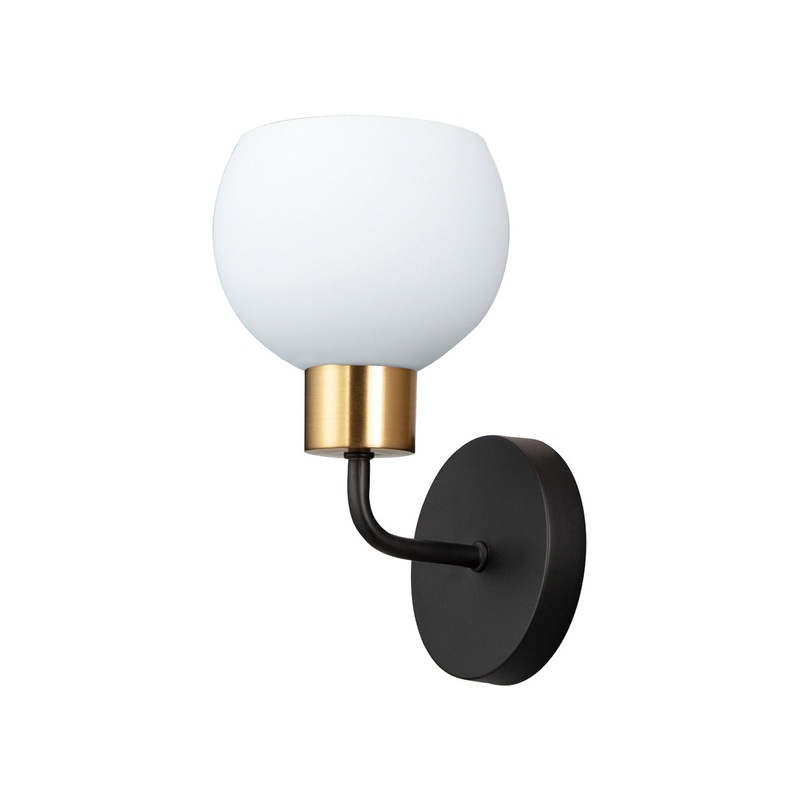 Maxim 11271SWBZSBR Coraline One Light Wall Sconce, Bronze / Satin Brass