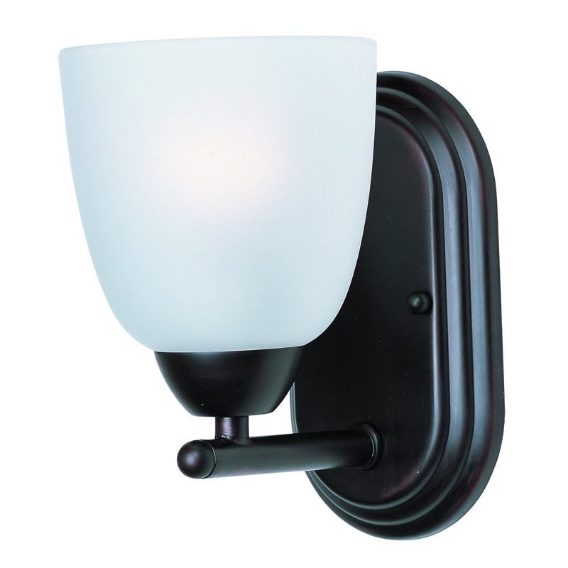 Maxim 11311FTOI Axis One Light Bath Vanity, Oil Rubbed Bronze