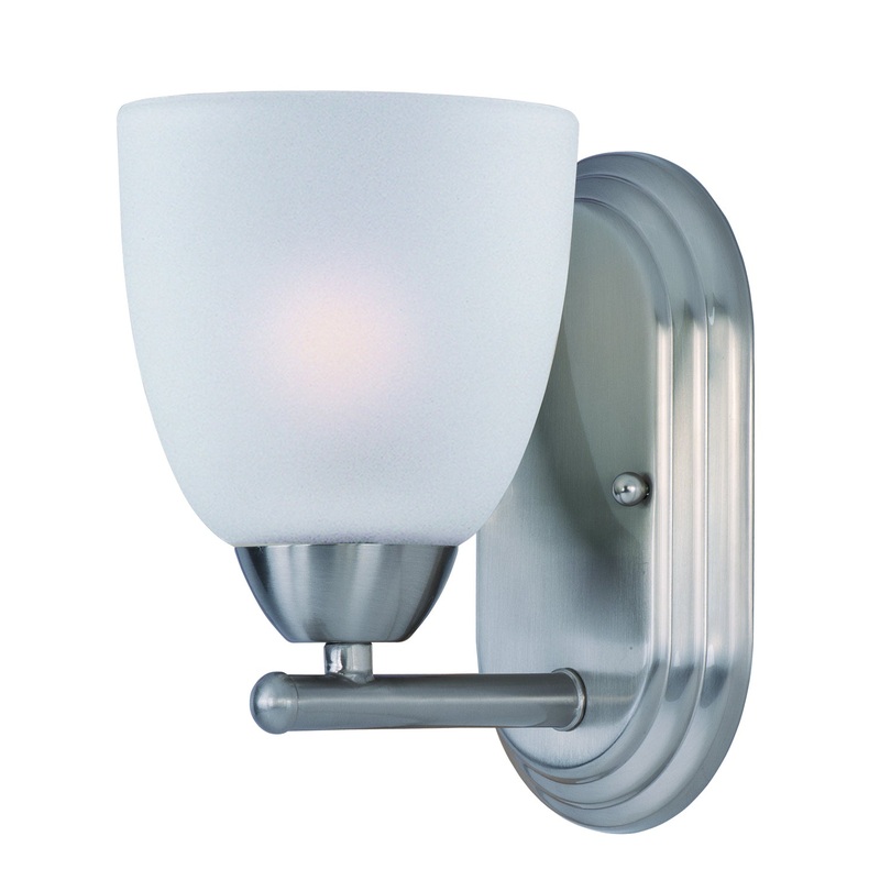 Maxim 11311FTSN Axis One Light Bath Vanity, Satin Nickel