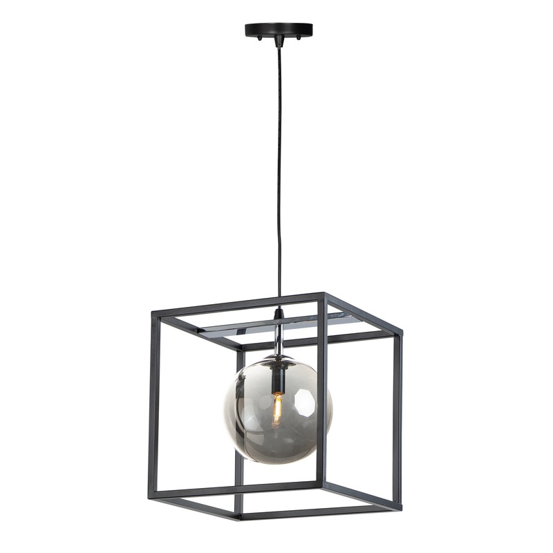 Maxim 11364MSKBKPC Fluid LED Pendant, Black / Polished Chrome