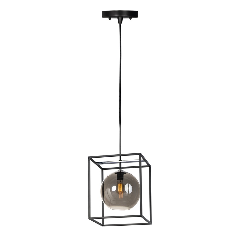Maxim 11367MSKBKPC Fluid LED Pendant, Black / Polished Chrome