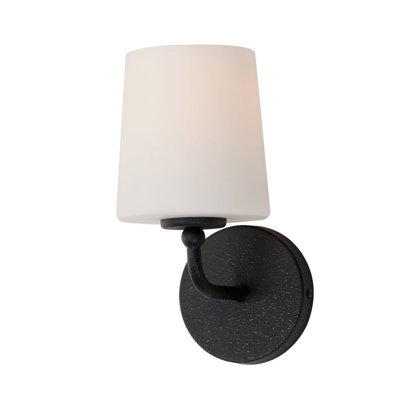 Maxim 12091SWAR Bristol One Light Wall Sconce, Anthracite