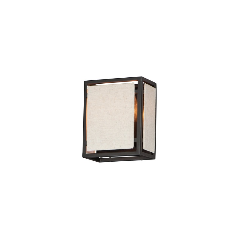 Maxim 20262CVBK Montauk Two Light Wall Sconce, Black