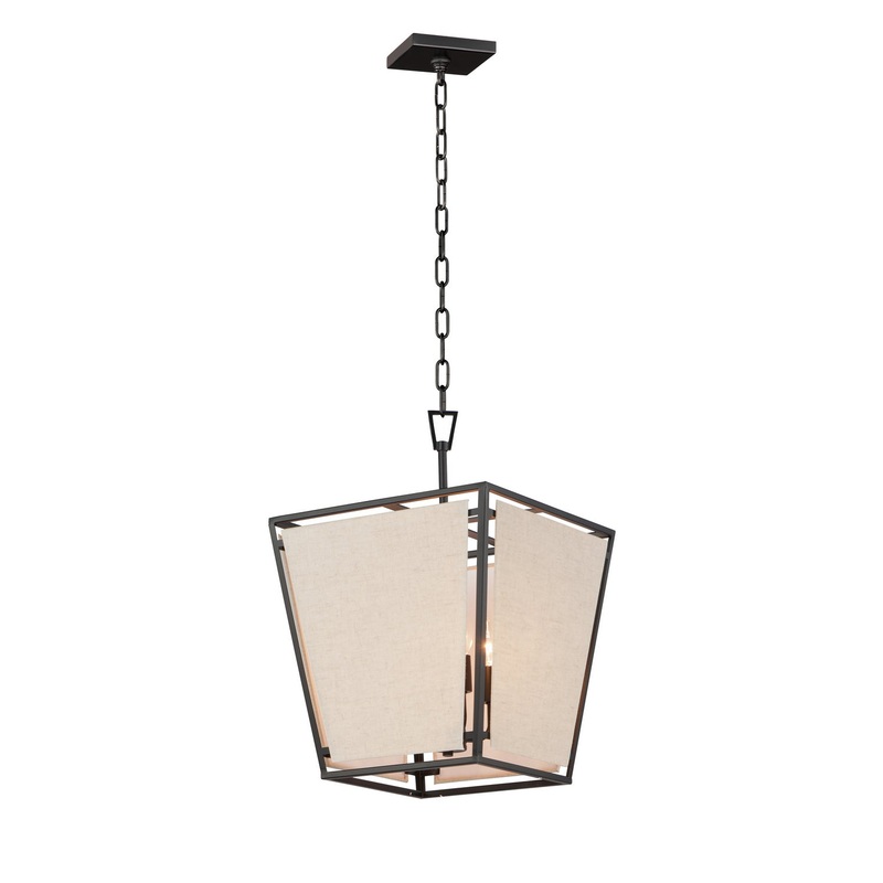 Maxim 20264CVBK Montauk Four Light Pendant, Black