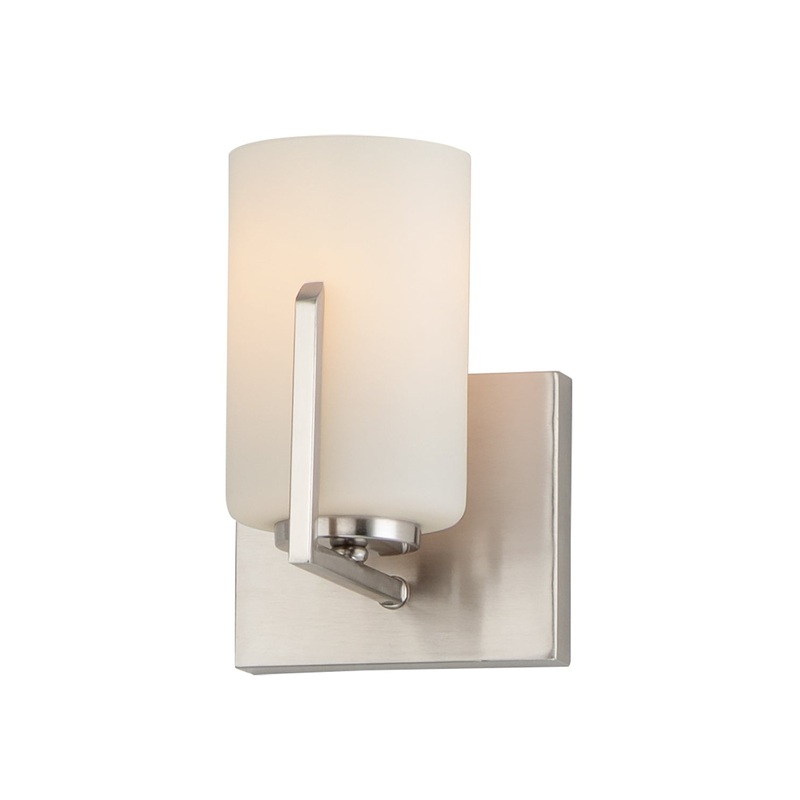Maxim 21281SWSN Dart One Light Wall Sconce, Satin Nickel