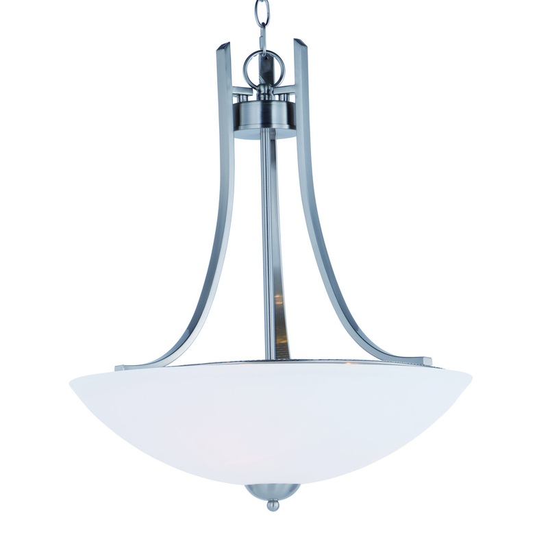 Maxim 21654SWSN Taylor Three Light Pendant, Satin Nickel