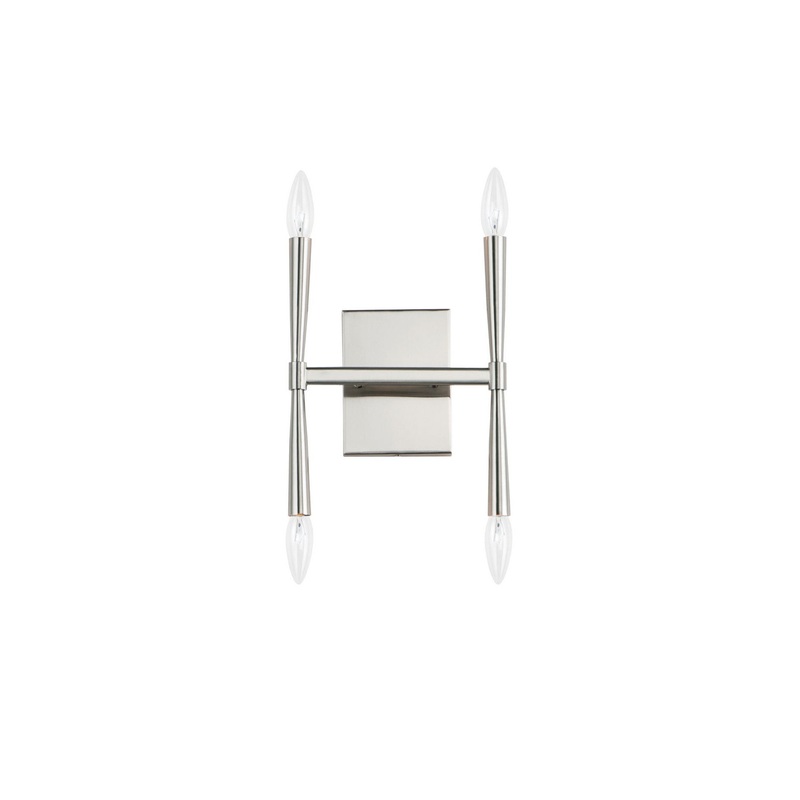 Maxim 24622SN Rome Four Light Wall Sconce, Satin Nickel