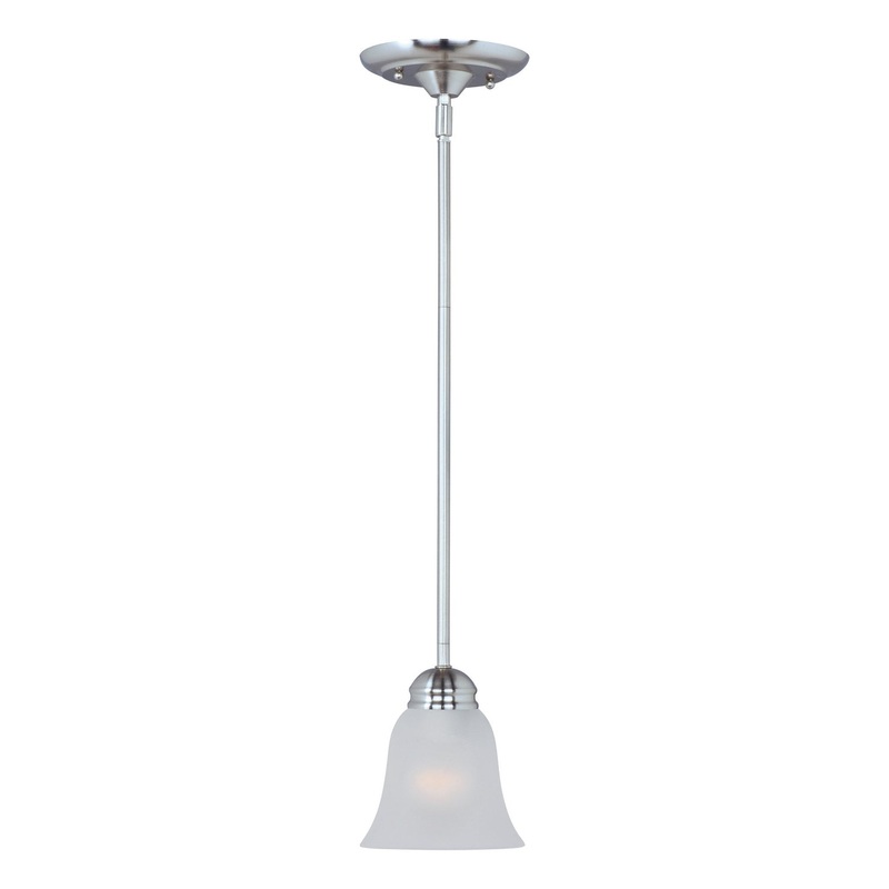 Maxim 91011FTPC Basix One Light Mini Pendant, Polished Chrome