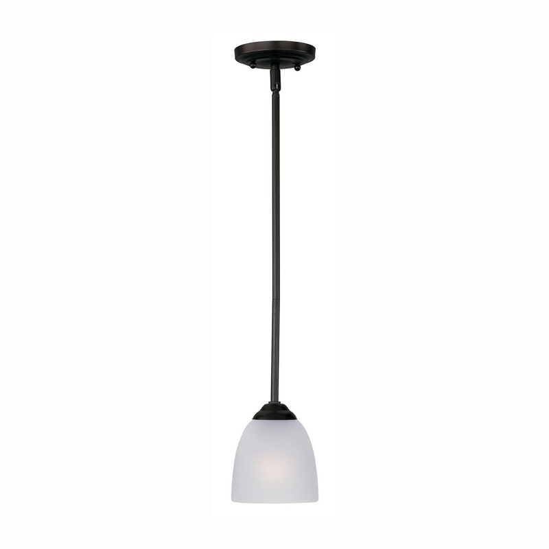 Maxim 92061FTBK Stefan One Light Mini Pendant, Black