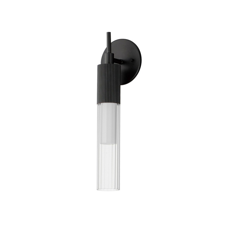 ET2 E11010-144BK Reeds LED Wall Sconce, Black