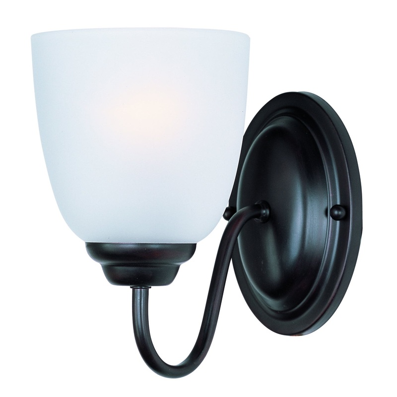 Maxim 10071FTOI Stefan One Light Bath Vanity, Oil Rubbed Bronze