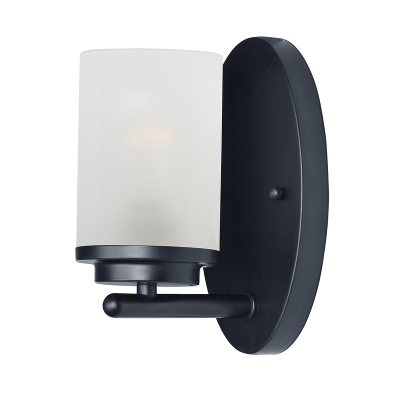 Maxim 10211FTBK Corona One Light Bath Vanity, Black