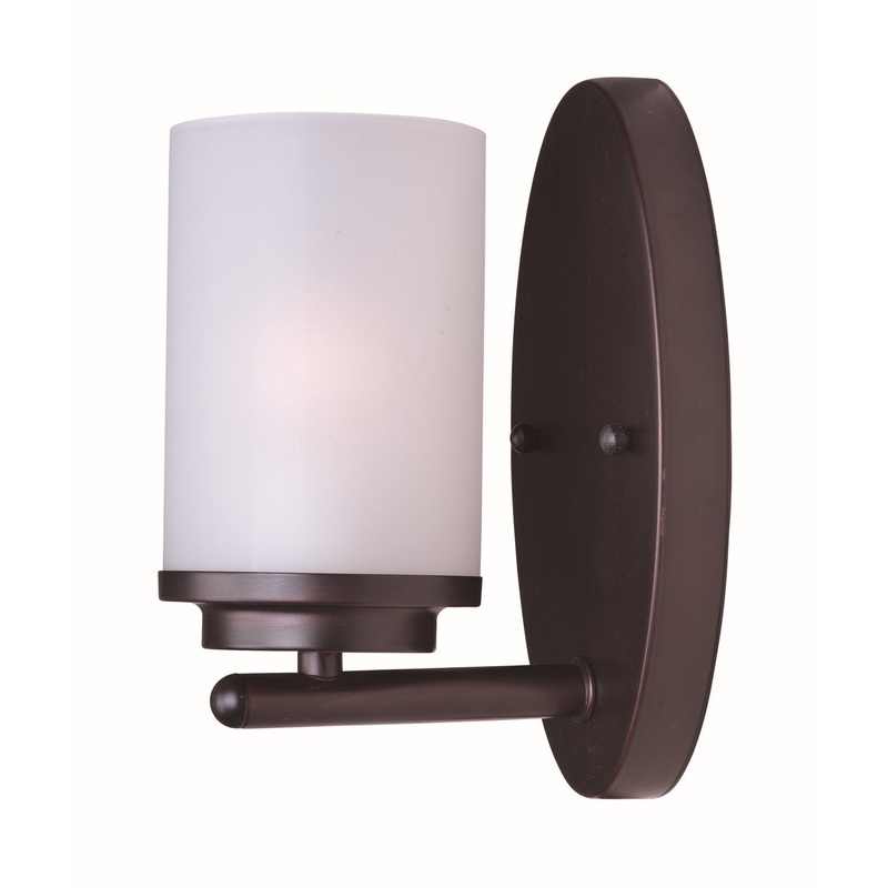 Maxim 10211FTOI Corona One Light Bath Vanity, Oil Rubbed Bronze