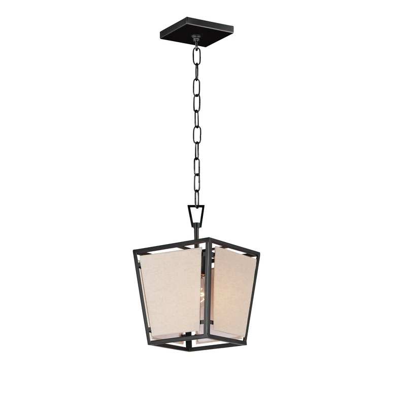 Maxim 20261CVBK Montauk One Light Pendant, Black