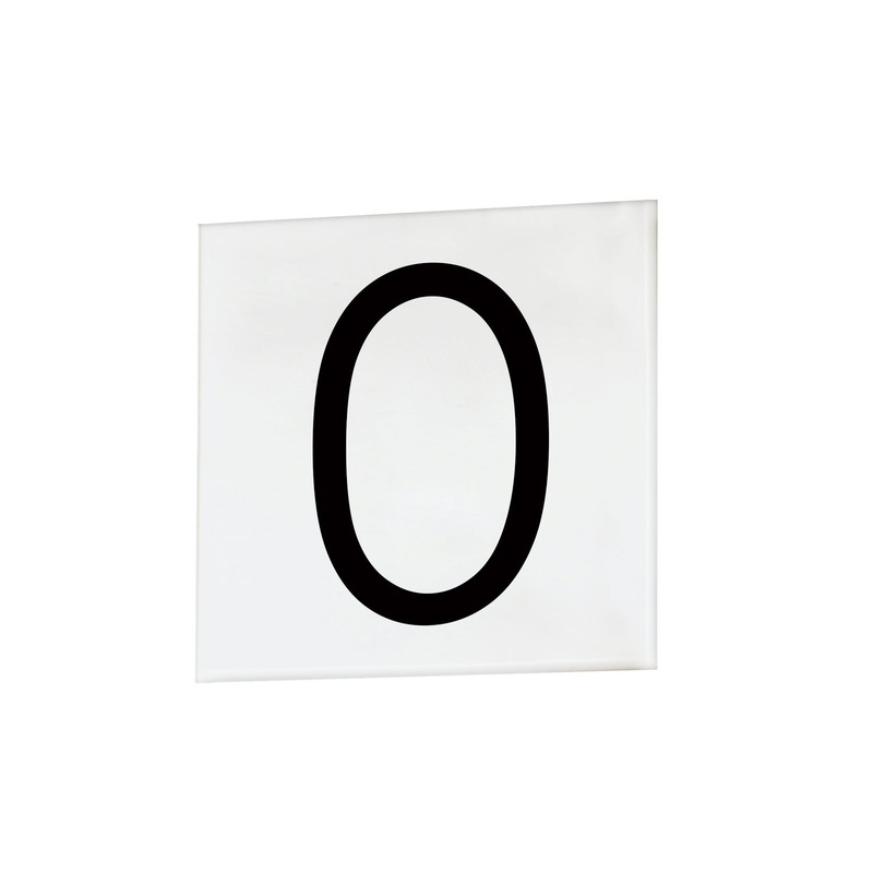 Maxim 53670WT Address Square Tile, White
