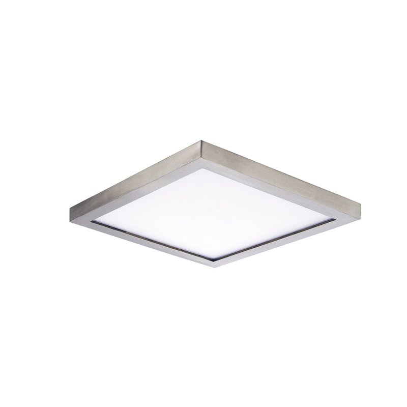 Maxim 57695WTSN Chip LED Flush Mount, Satin Nickel