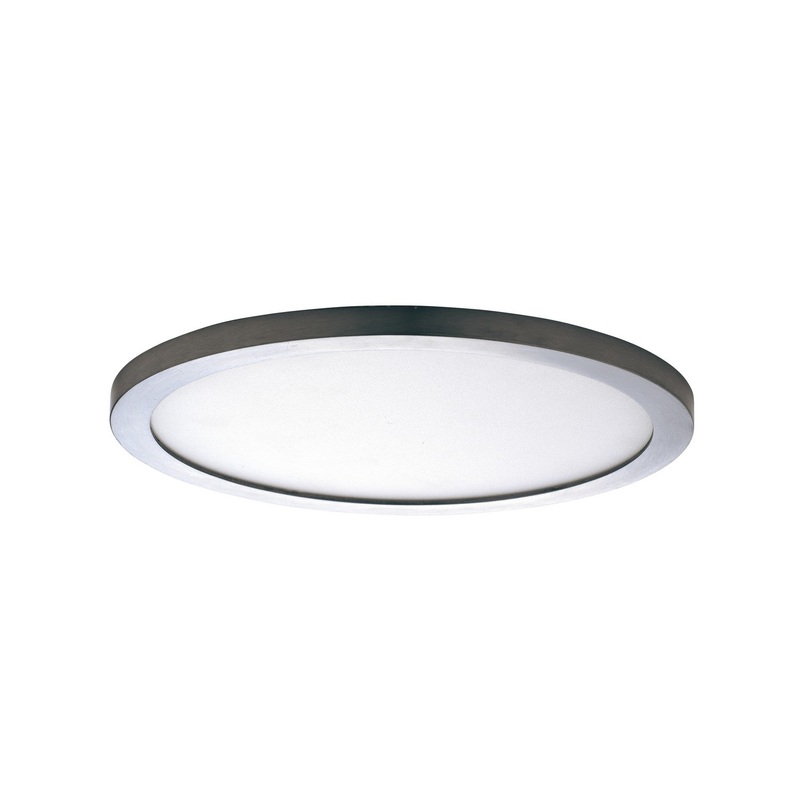 Maxim 57715WTSN Wafer - 0-10 V LED Flush Mount, Satin Nickel
