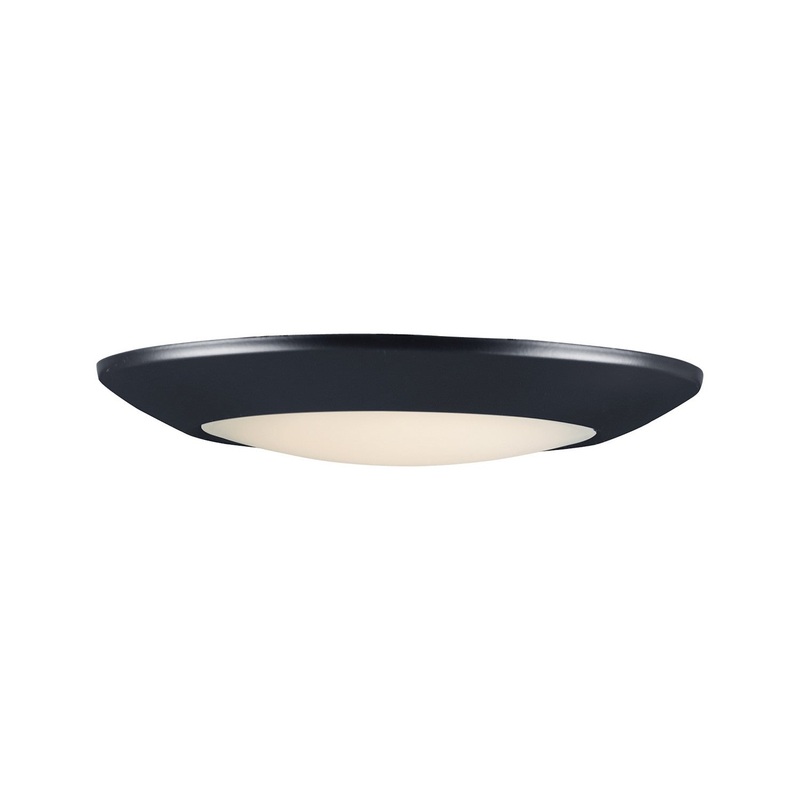 Maxim 57931WTBK Diverse LED Flush Mount, Black