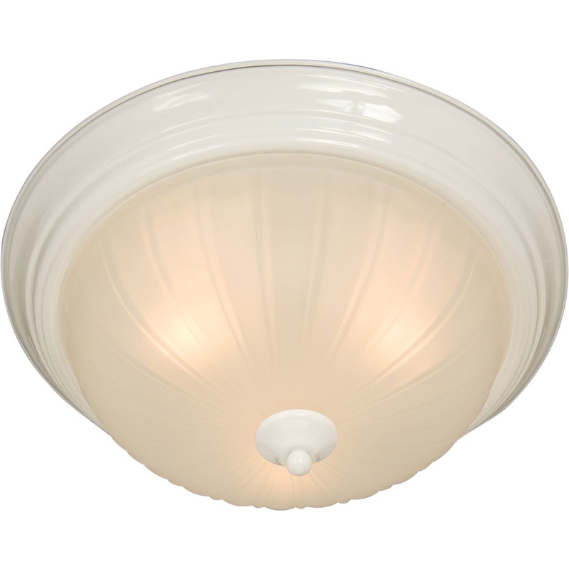 Maxim 5832FTWT Essentials - 583x Three Light Flush Mount, White