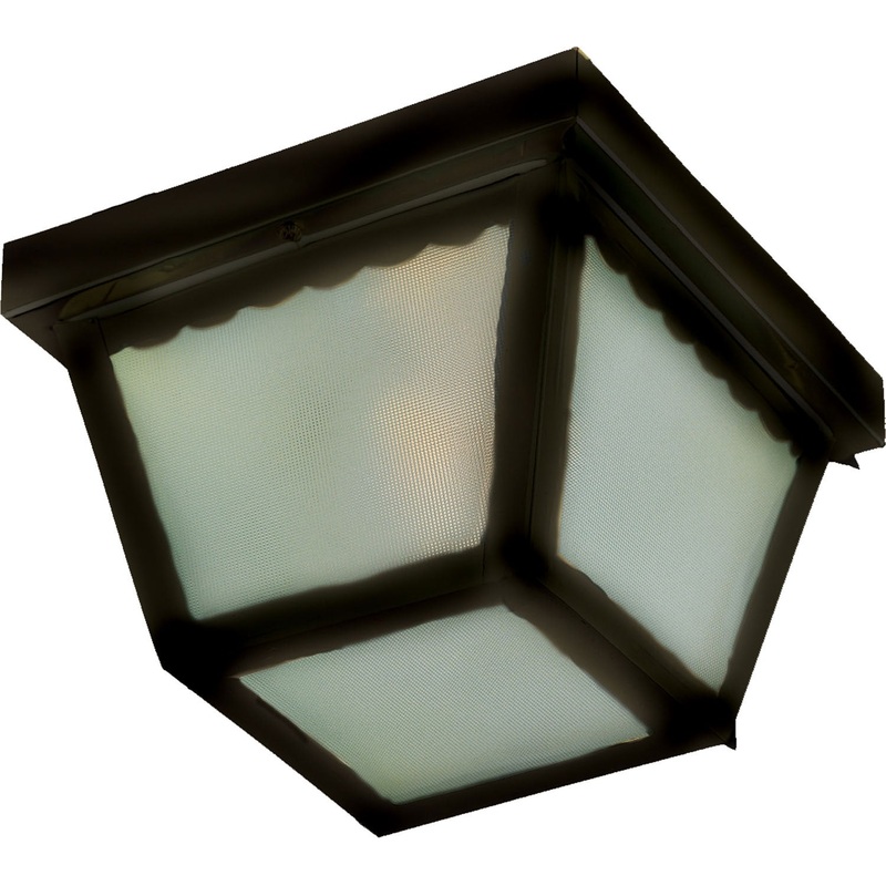 Maxim 6204FTBK Outdoor Essentials - 620x Two Light Outdoor Ceiling Mount, Black