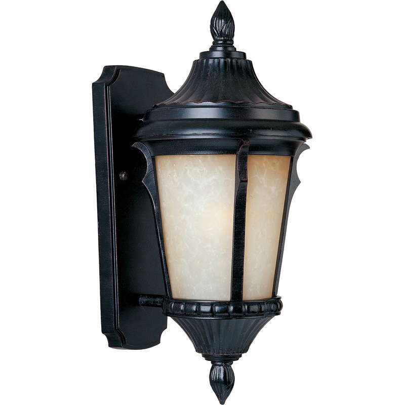 Maxim 65013LTES Odessa LED E26 LED Outdoor Wall Sconce, Espresso