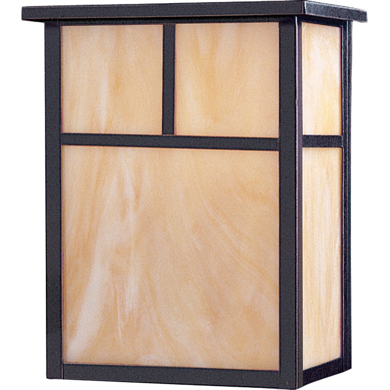 Maxim 65051HOBU Coldwater LED E26 LED Outdoor Wall Sconce, Burnished