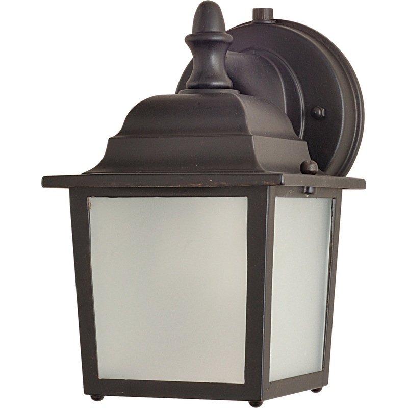 Maxim 66924EB Builder Cast LED E26 LED Outdoor Wall Sconce, Empire Bronze