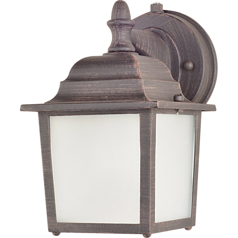 Maxim 66924RP Builder Cast LED E26 LED Outdoor Wall Sconce, Rust Patina