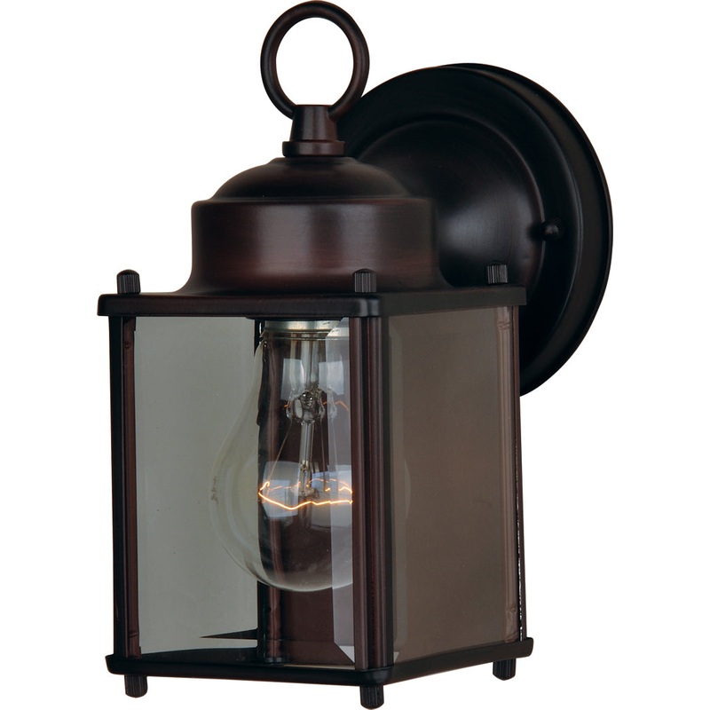 Maxim 6879CLOI Side Door One Light Outdoor Wall Lantern, Oil Rubbed Bronze