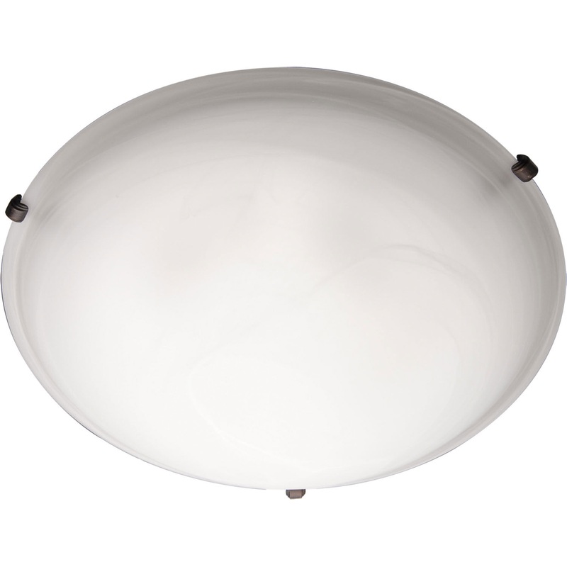 Maxim 2680MROI Malaga Two Light Flush Mount, Oil Rubbed Bronze